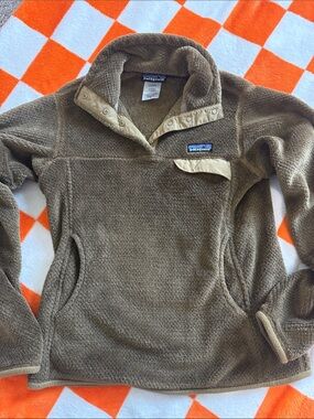 Patagonia Olive Brown Synchilla Snap-T Pullover Fleece